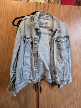 Maurices Light Blue Denim Jacket
